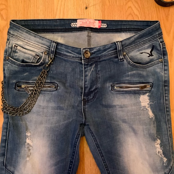 Raw Dnm life distressed skinny jeans *unworn - Picture 2 of 5